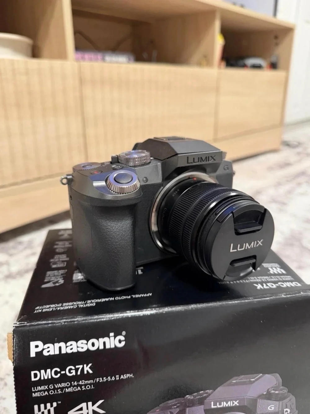 Panasonic Lumix G Mirrorless Camera with Lens - Black & Silver Accents
